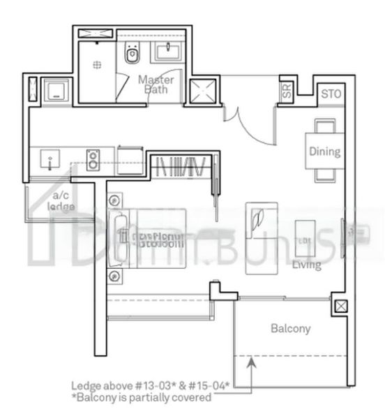 1 Bed Condo for Rent in  Cube 8 - Image 9